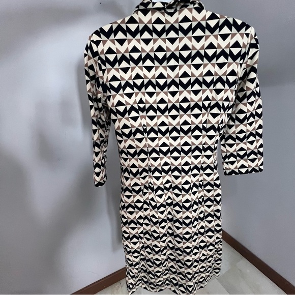 J. McLaughlin Catalina Cloth Womens Dress Geometric Career Summer 70s Revival - Picture 4 of 15